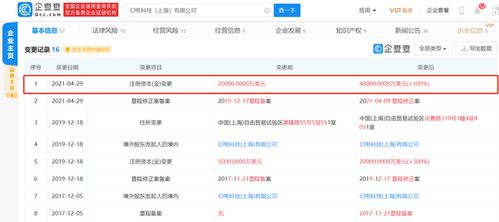 嗶哩嗶哩關(guān)聯(lián)公司注冊資本大幅提升至4億美元，技術(shù)轉(zhuǎn)讓戰(zhàn)略布局深化